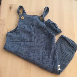 Blue Muslim Baby Overalls